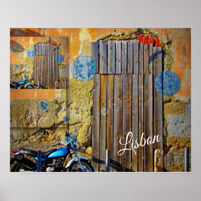 Póster Coleção de Viagem de Lisboa (Frente)