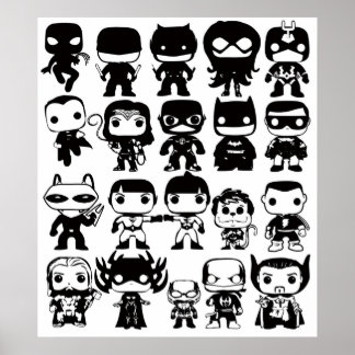 Poster Coleção Funko Pop Out of Box