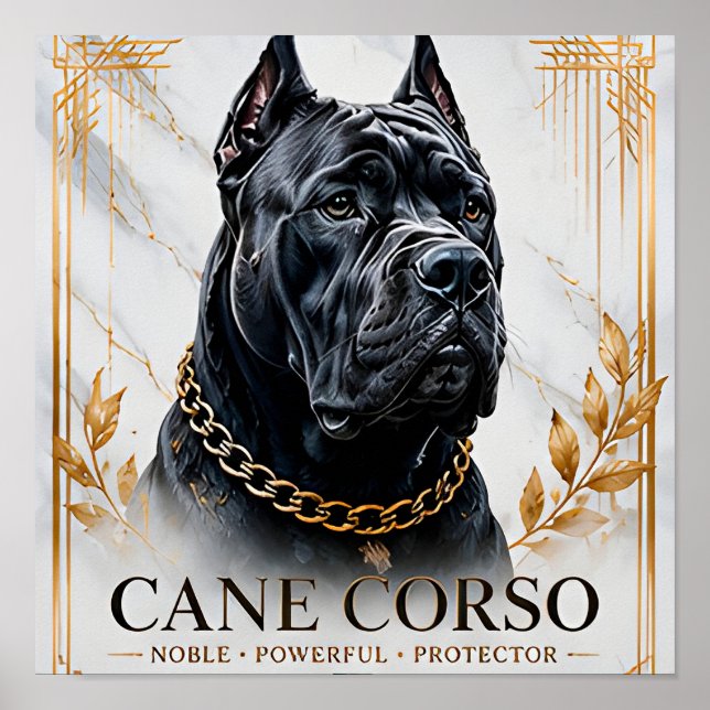 Poster Coleção Imperial Guardião Cane Corso (Frente)
