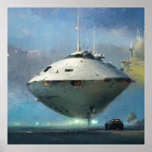 Poster Coleção Sci-fi: tributo a John Berkey