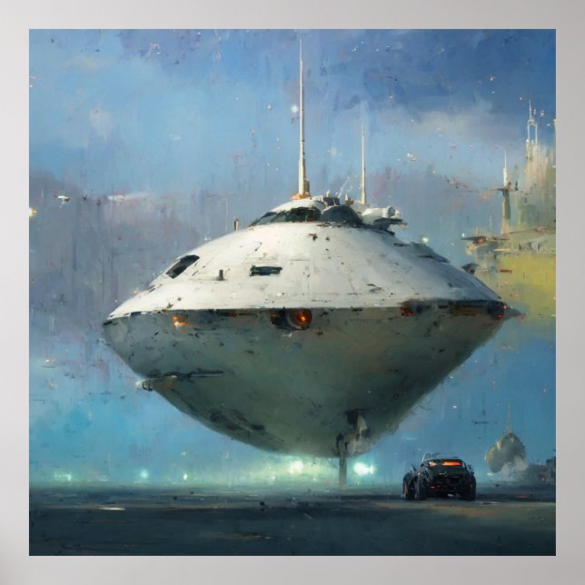 Poster Coleção Sci-fi: tributo a John Berkey (Frente)