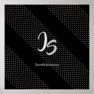 Poster Coleção Silver Monog "Businessman bem-sucedido"