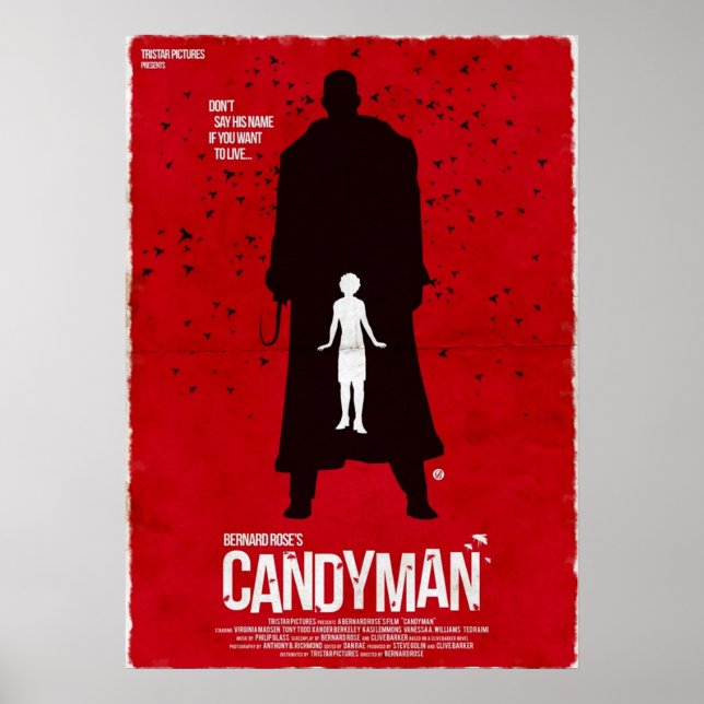 Poster Coleção Vermelha Candyman (Frente)