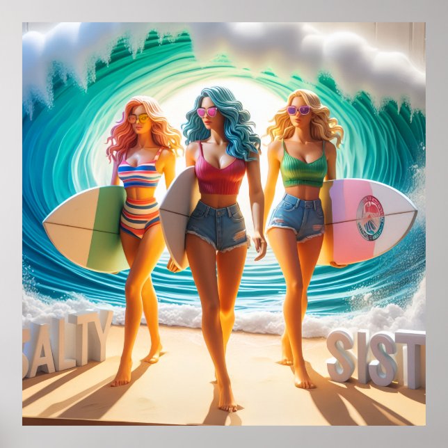 Poster Coleção Waves & Wanderlust (Frente)