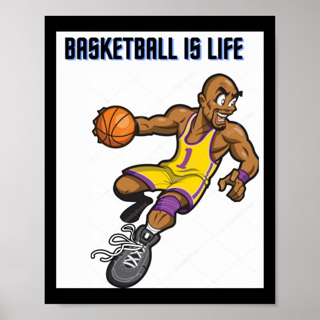 Poster Coleções de Basquete (Frente)