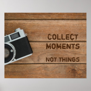 Poster Colecta momentos, no coisinhas
