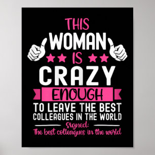 Poster Colega de Trabalho Deixando o Emprego, Indo Embora