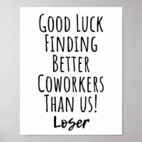 colega, despedida, boa sorte T-Shirt