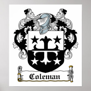 Póster Coleman Family Crest