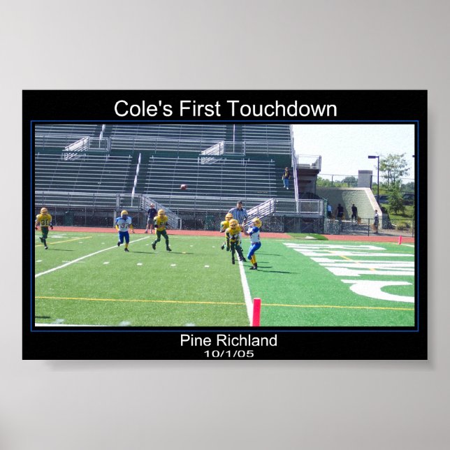 Póster Cole's First TD (Frente)