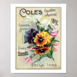 Poster Coles Garden anual 1897