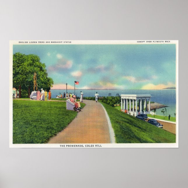 Poster Coles Hill View do Promenade (Frente)