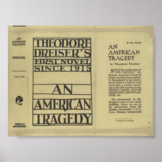 Poster Colete de estaca americano An American Tragedy (19 (Frente)