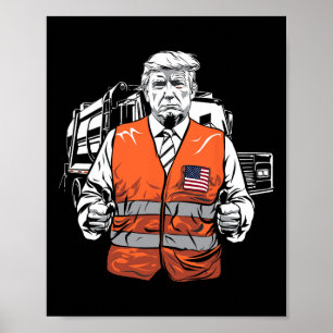 Poster Colete de Trump Garbage