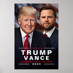 Poster Coletivo da Campanha Trump Vance 2024
