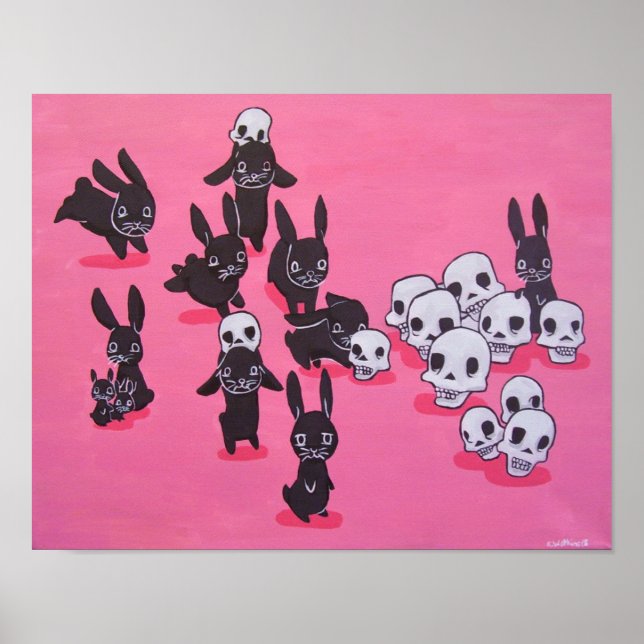 Póster Coletor de crânio (Frente)