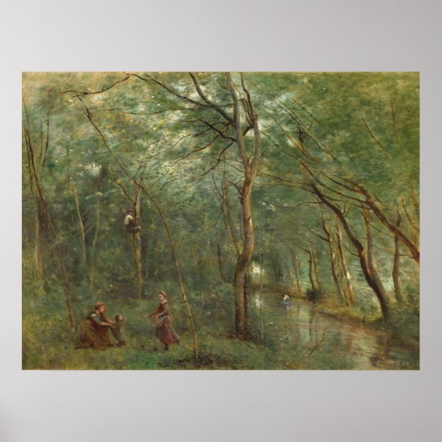 Poster Coletor de Eel - Jean-Baptiste - Corot Fine Art (Frente)