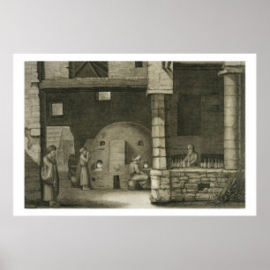 Póster Coletor de garrafas de vidro, de Artes do Volume I