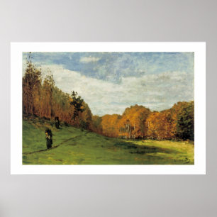 Poster Coletor de Madeira na Borda da Floresta