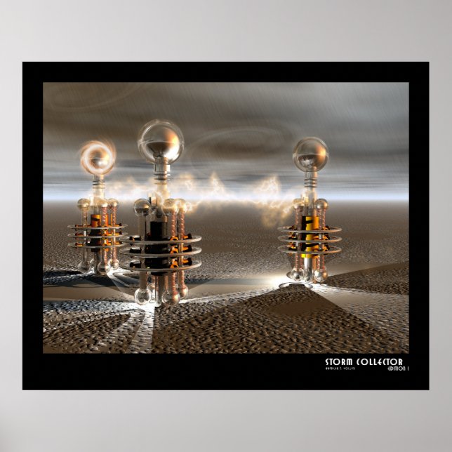 Póster Coletor de Tempestade (Frente)