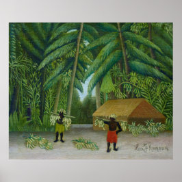 Poster Colheita de Banana por Henri Rousseau.