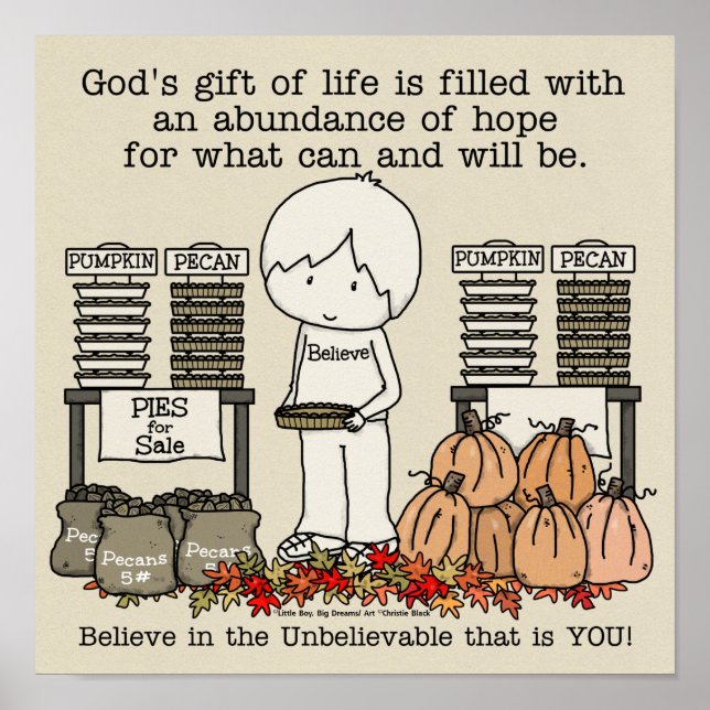 Poster Colheita de Bênção (Frente)