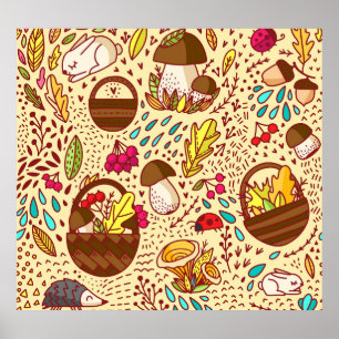 Poster Colheita de outono: Cesta da Melhor Natureza