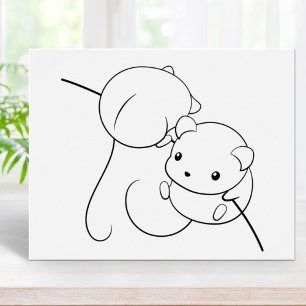 Poster Colheita de Rato, Par de Coloração de Ratos