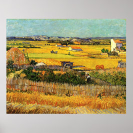Póster Colheita em La Crau (van Gogh)