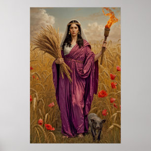 Poster Colheita Silenciosa de Deméter – Um Retrato de Lut