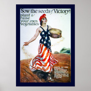 Póster Colher as Sementes da Vitória