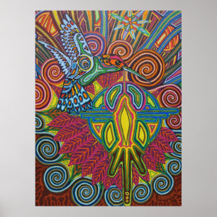 Poster colibri - 2010 como o poster/canvas