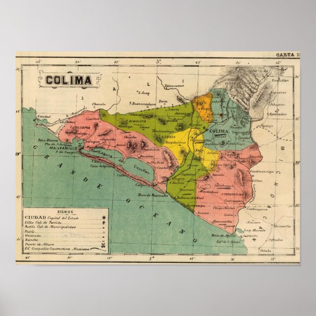Póster Colima, México 2 (Frente)