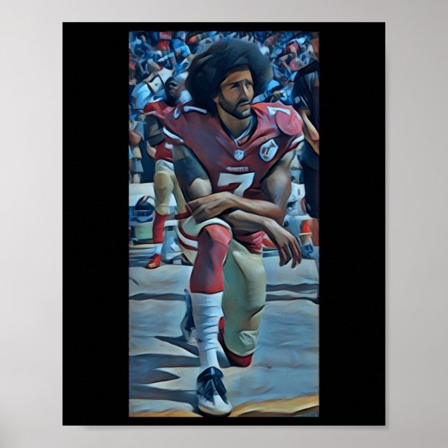 Poster Colin Kaepernick Kneeling (Frente)