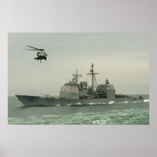 Poster Colina do Bunker USS (CG 52)