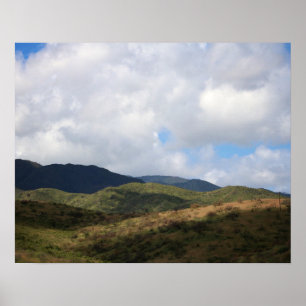 Poster Colinas de arizona na Cor de Verão 16x20