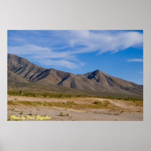 Póster Colinas do deserto