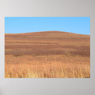 Póster Colinas do sílex do posudo de Kansas