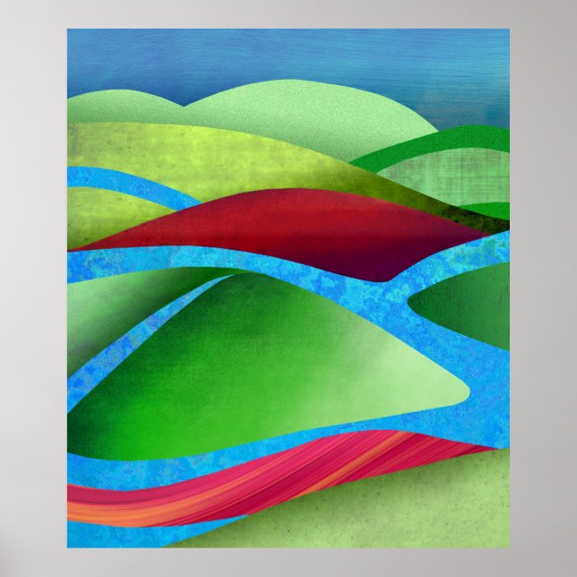 Poster Colinas No Gelo (Frente)