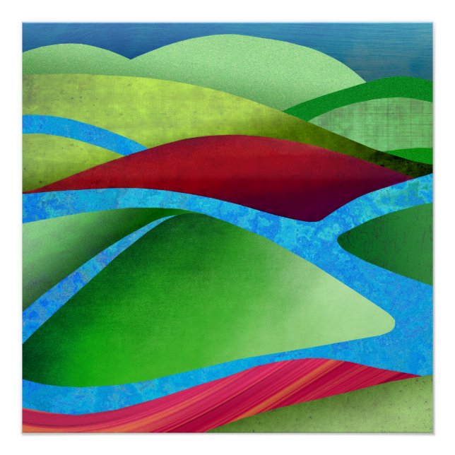 Póster Colinas No Gelo (Frente)