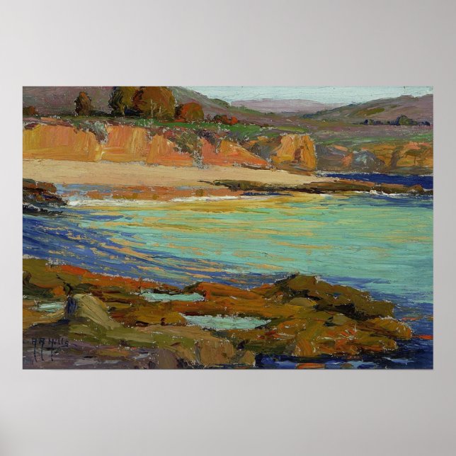 Poster Colinas - Vista Costeira (Frente)