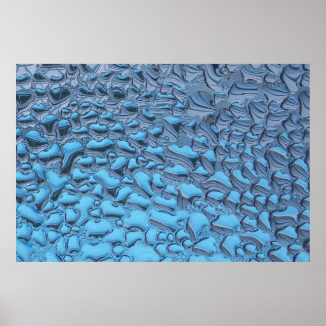 Poster Colírio suave em vidro azul (Frente)