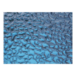 Póster Colírio suave em vidro azul