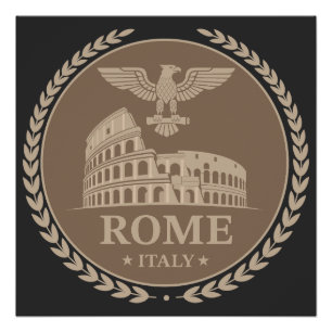 Póster Coliseu de Roma Itália Europa