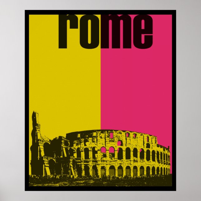Póster Coliseu em Roma (Frente)