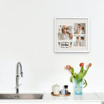 Poster Collage Photo & Grandma Kitchen Está Sempre Aberta<br><div class="desc">Procurando o presente perfeito para sua avó, ou para quem ama passar tempo na cozinha? Não olhe mais que este produto exclusivo e personalizável! Apresentando uma bela colagem de suas fotos favoritas, este design é certamente capaz de capturar suas memórias e fazê-las durar. E com a frase encantadora "A cozinha...</div>
