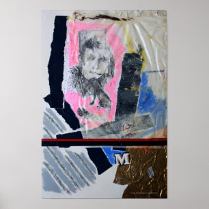 Póster Collages Bruyants Artist's Book preso em sua vida