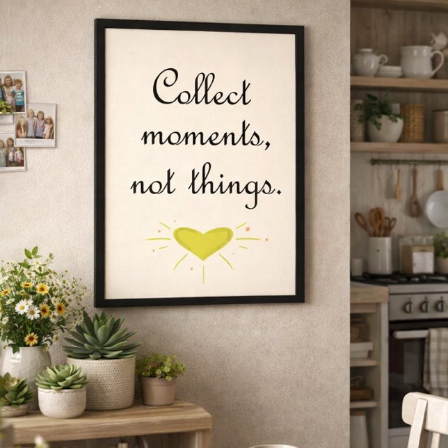 Póster Collect moments, not things (Criador carregado)