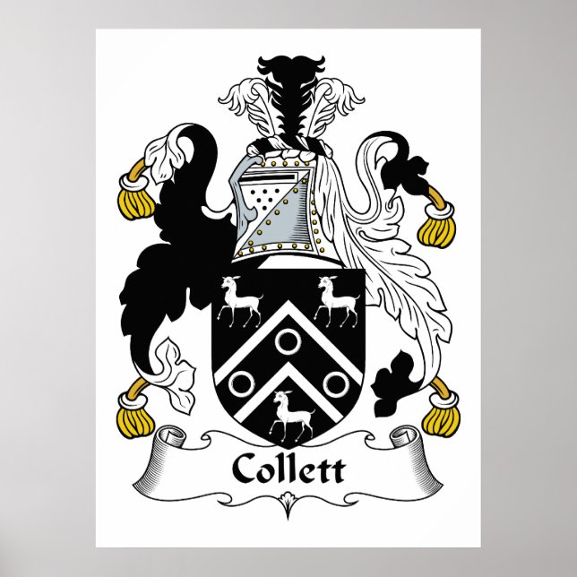 Poster Collett Family Crest (Frente)