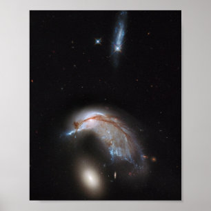 Poster Colliding Galaxies